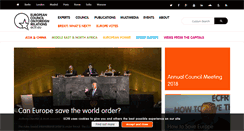 Desktop Screenshot of ecfr.eu
